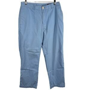 Vineyard Vines Men's Club Pants 32x30 Blue Flat Front Chino Golf Casual Wear